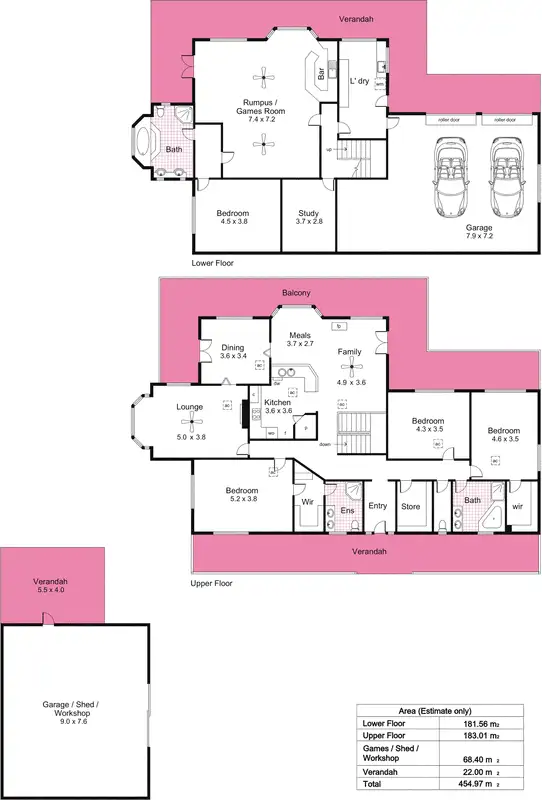 Floorplan of Homely house listing, 6 Sugarloaf Road, Chandlers Hill SA 5159
