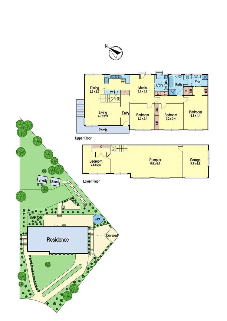Floorplan of Homely house listing, 9 Warrool Court, Greensborough VIC 3088
