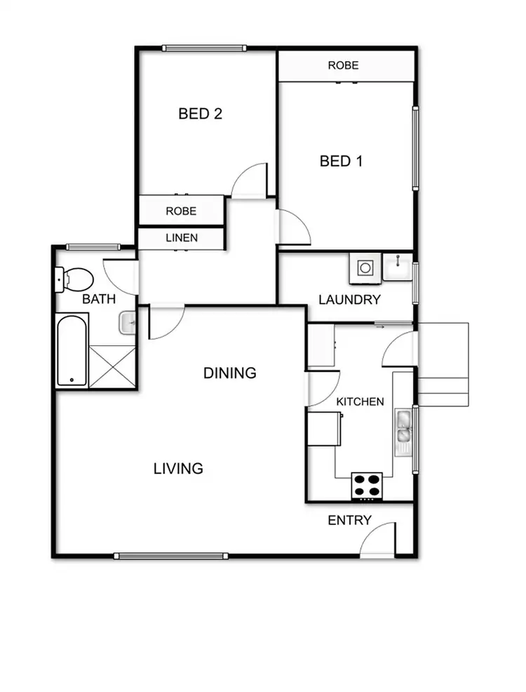 Floorplan of Homely house listing, 11 De Mestre Place, Holt ACT 2615