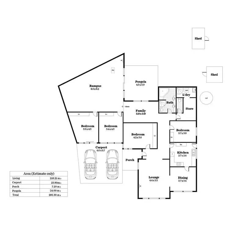 Floorplan of Homely house listing, 2 Douglas Grove, Glenelg North SA 5045