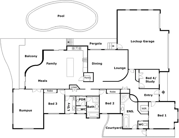 Floorplan of Homely house listing, 4 Kallista Place, Conder ACT 2906