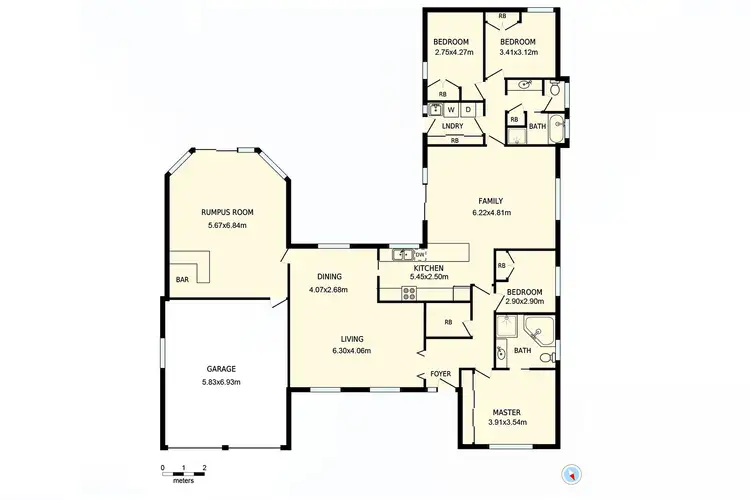 Floorplan of Homely house listing, 42 William Hudson Crescent, Monash ACT 2904