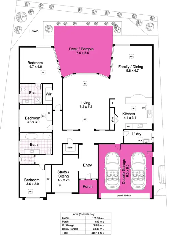 Floorplan of Homely house listing, 24 Lewis Road, Carrickalinga SA 5204