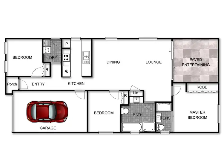 Floorplan of Homely house listing, 13 Shylie Rymill Street, Bonython ACT 2905