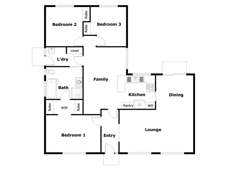Floorplan of Homely house listing, 6 Eggers Place, Bonython ACT 2905