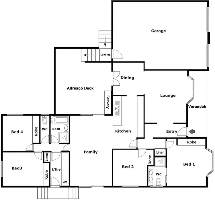 Floorplan of Homely house listing, 24 Rosman Circuit, Gilmore ACT 2905