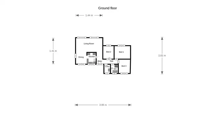 Floorplan of Homely house listing, 13 Pogney Place, Richardson ACT 2905
