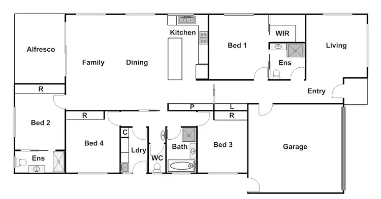 Floorplan of Homely house listing, 15 Bandstand Street, Moncrieff ACT 2914