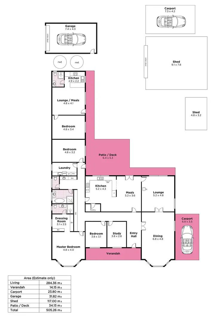 Floorplan of Homely house listing, 9 Wright Road, Crafers SA 5152