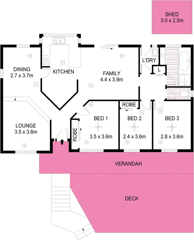 Floorplan of Homely house listing, 29 Clement Road, Athelstone SA 5076