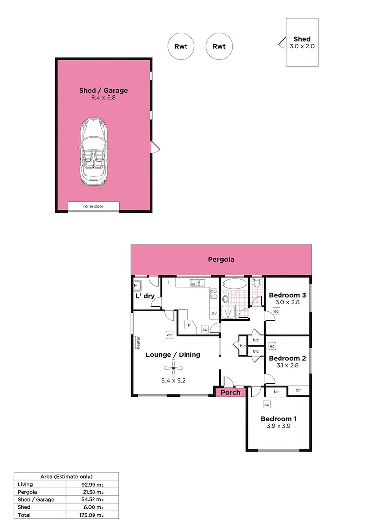 Floorplan of Homely house listing, 12 Christine Street, Morphett Vale SA 5162