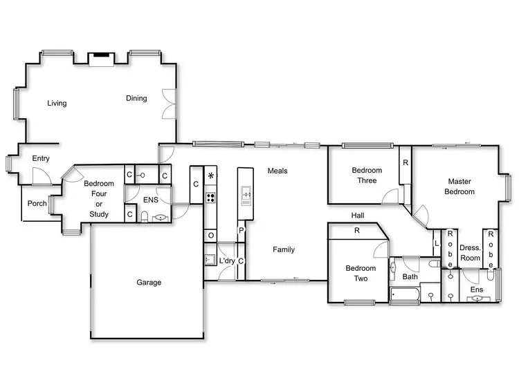 Floorplan of Homely house listing, 5 Carmichael Street, Deakin ACT 2600