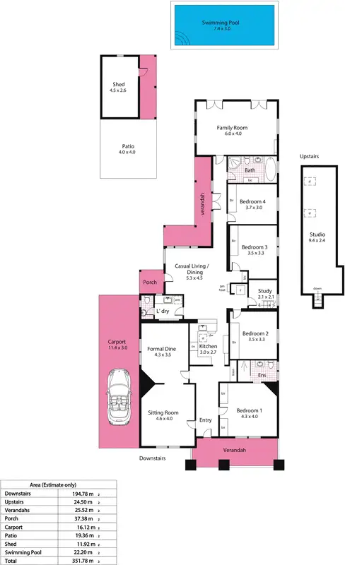 Floorplan of Homely house listing, 20 George Street, Hawthorn SA 5062