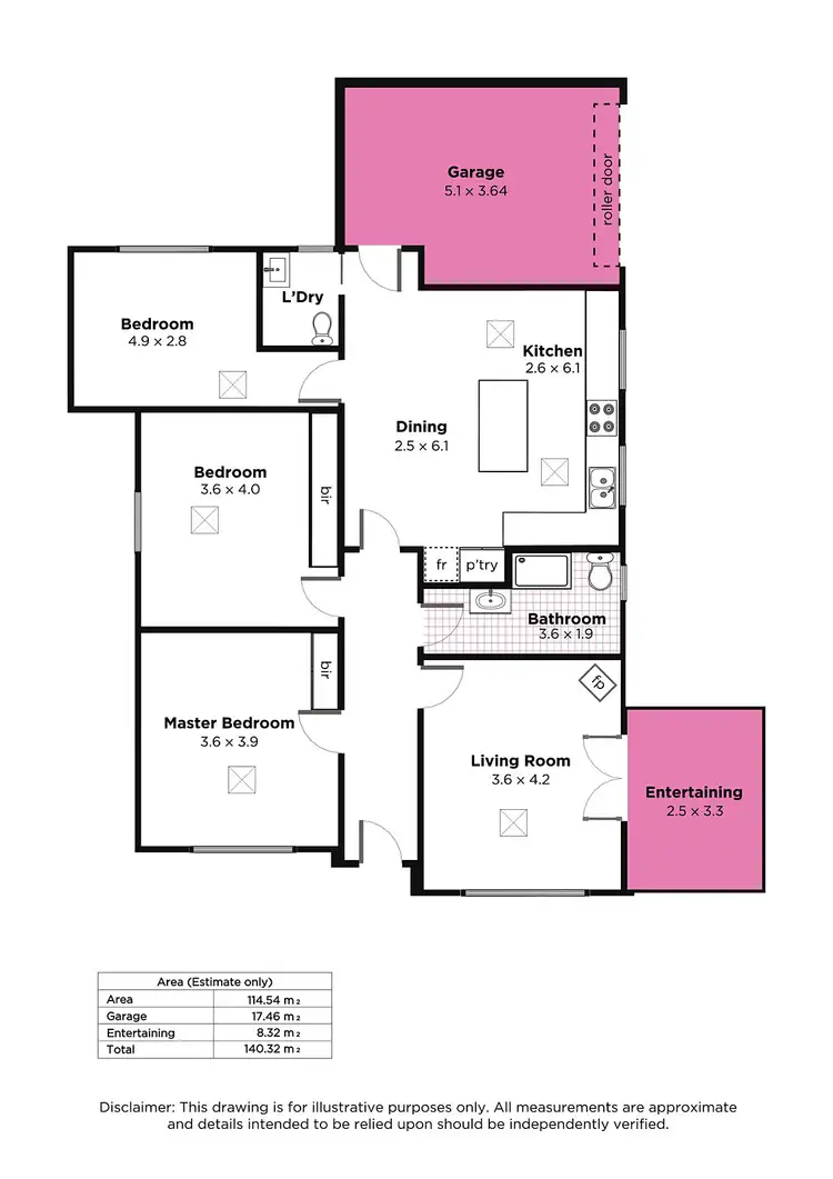 Floorplan of Homely house listing, 14 Grivell Road, Marden SA 5070