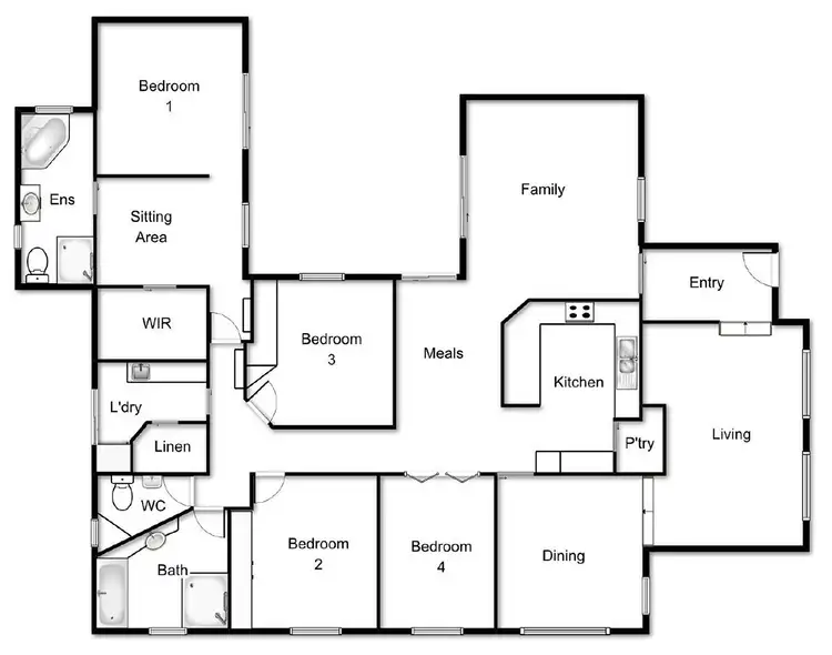Floorplan of Homely house listing, 5 Knoll Place, Palmerston ACT 2913