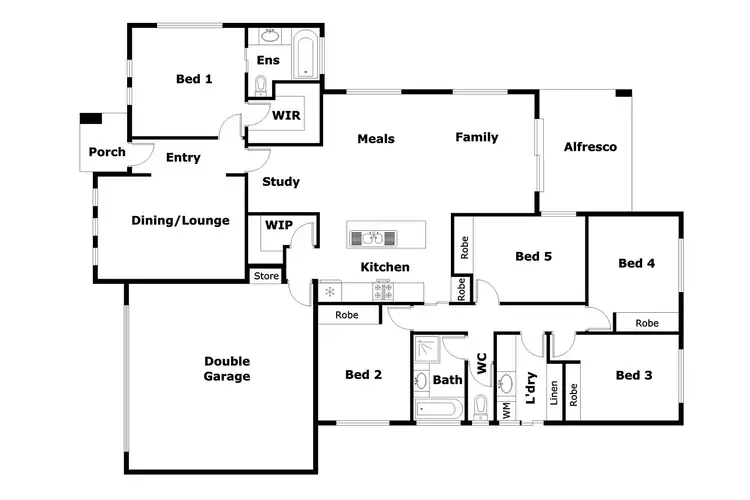 Floorplan of Homely house listing, 6 Deucem Smith Street, Bonner ACT 2914