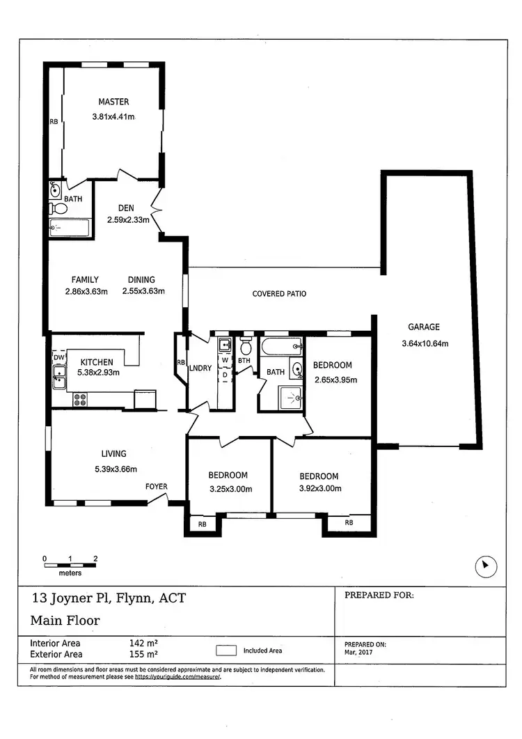 Floorplan of Homely house listing, 13 Joyner Place, Flynn ACT 2615