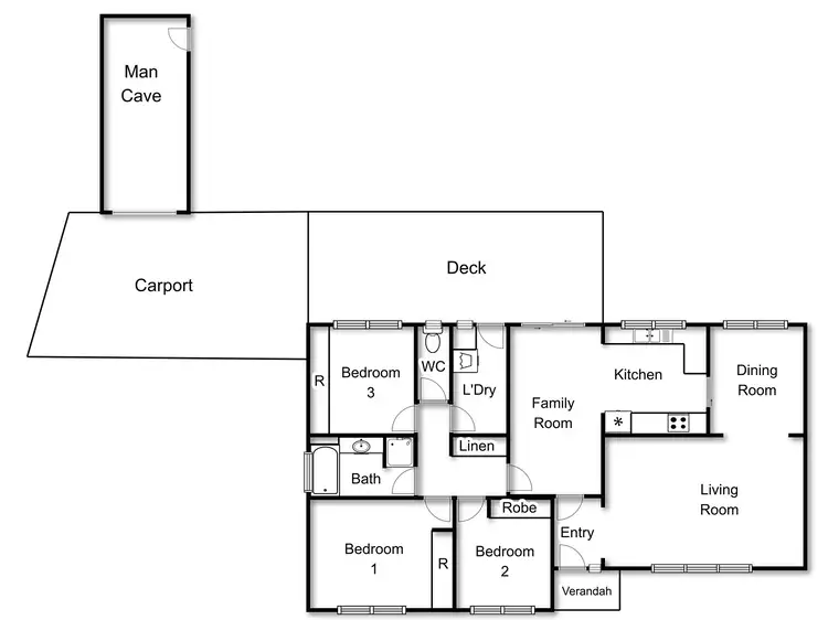 Floorplan of Homely house listing, 4 Hain Place, Gilmore ACT 2905