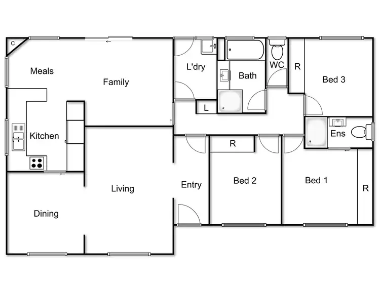 Floorplan of Homely house listing, 24 Staaten Crescent, Kaleen ACT 2617