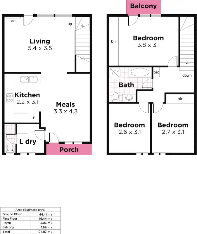 Floorplan of Homely unit listing, 5/2 Brookside Road, Darlington SA 5047