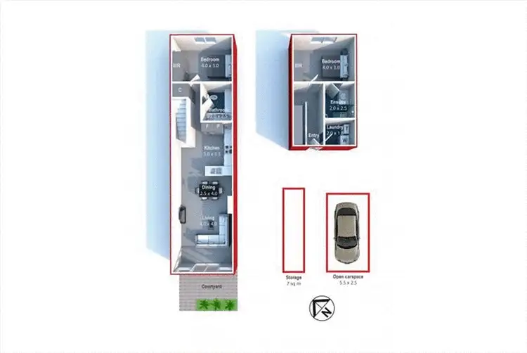 Floorplan of Homely apartment listing, 73/37 Morley Avenue, Rosebery NSW 2018