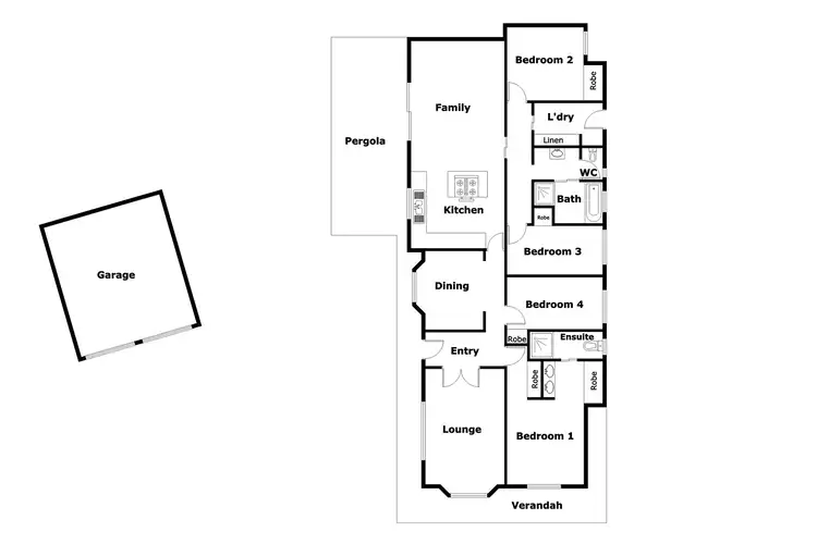 Floorplan of Homely house listing, 48 Goldfinch Circuit, Theodore ACT 2905