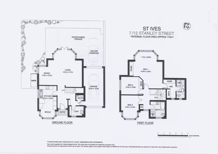 Floorplan of Homely townhouse listing, 7/12 Stanley Street, St Ives NSW 2075