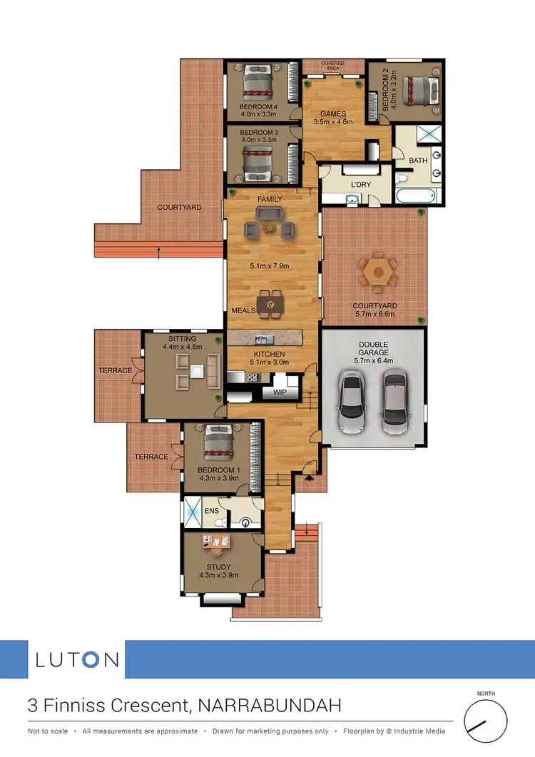 Floorplan of Homely house listing, 3 Finniss Crescent, Narrabundah ACT 2604