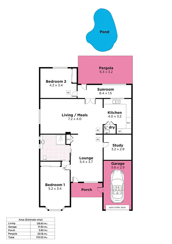Floorplan of Homely house listing, 1/16 Fuller Street, Walkerville SA 5081