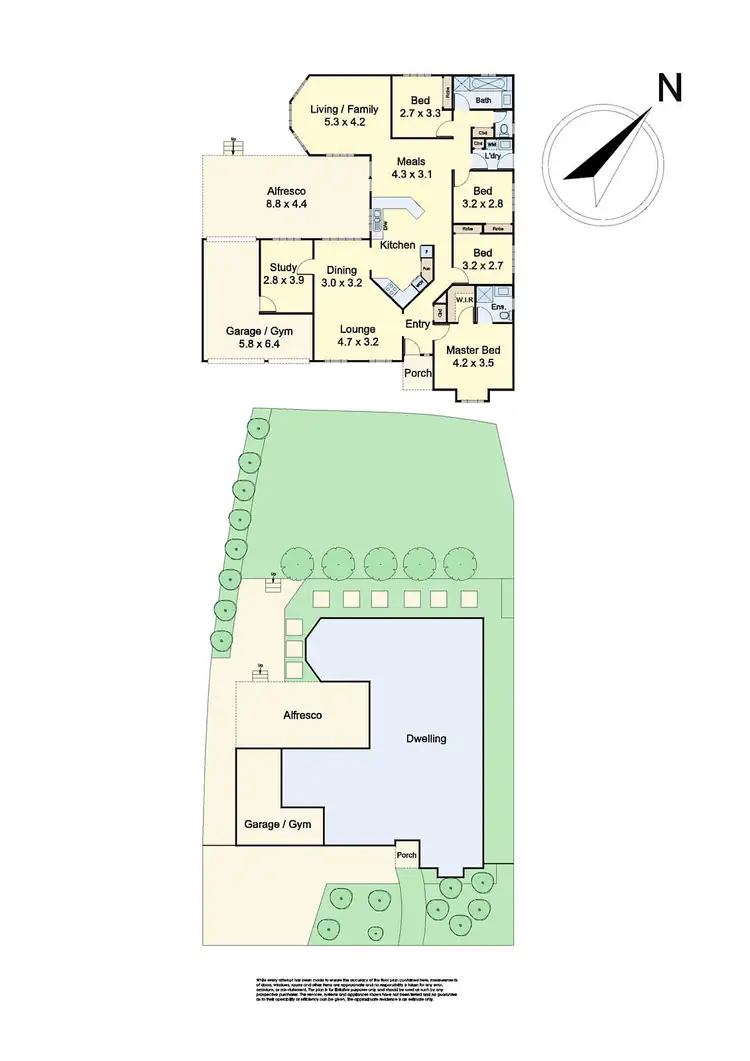 Floorplan of Homely house listing, 12 Merrijig Crescent, Doreen VIC 3754