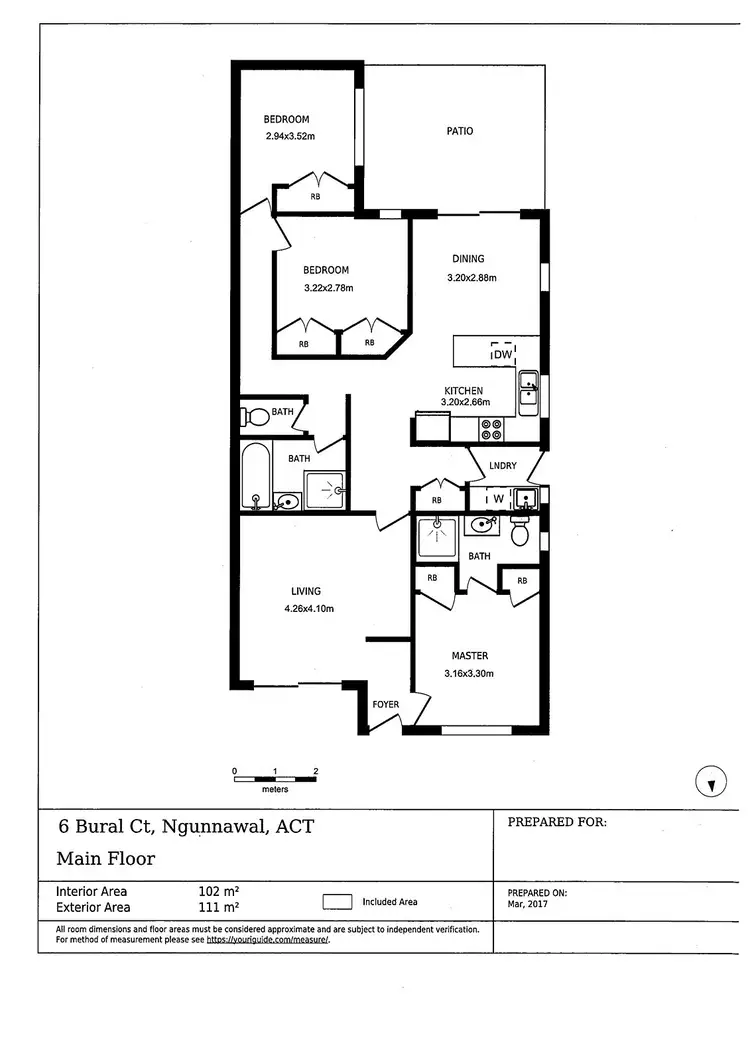 Floorplan of Homely townhouse listing, 6/19 Bural Court, Ngunnawal ACT 2913