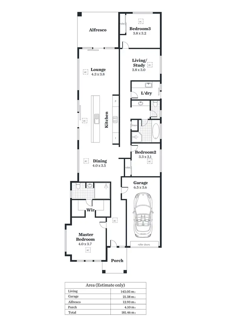 Floorplan of Homely house listing, 6 Burnlea Parade, Blakeview SA 5114