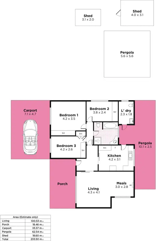 Floorplan of Homely house listing, 32 Billabong Road, Para Hills SA 5096