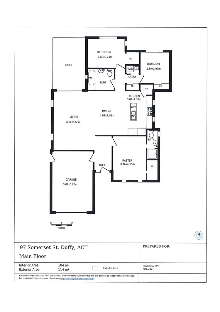Floorplan of Homely house listing, 97 Somerset Street, Duffy ACT 2611