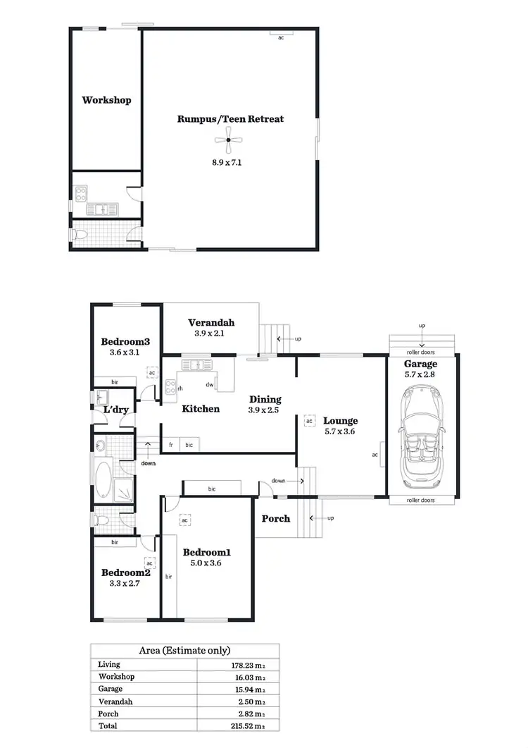 Floorplan of Homely house listing, 5 Longview Road, Windsor Gardens SA 5087