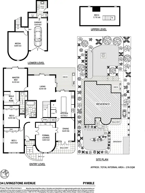 Floorplan of Homely house listing, 34 Livingstone Avenue, Pymble NSW 2073