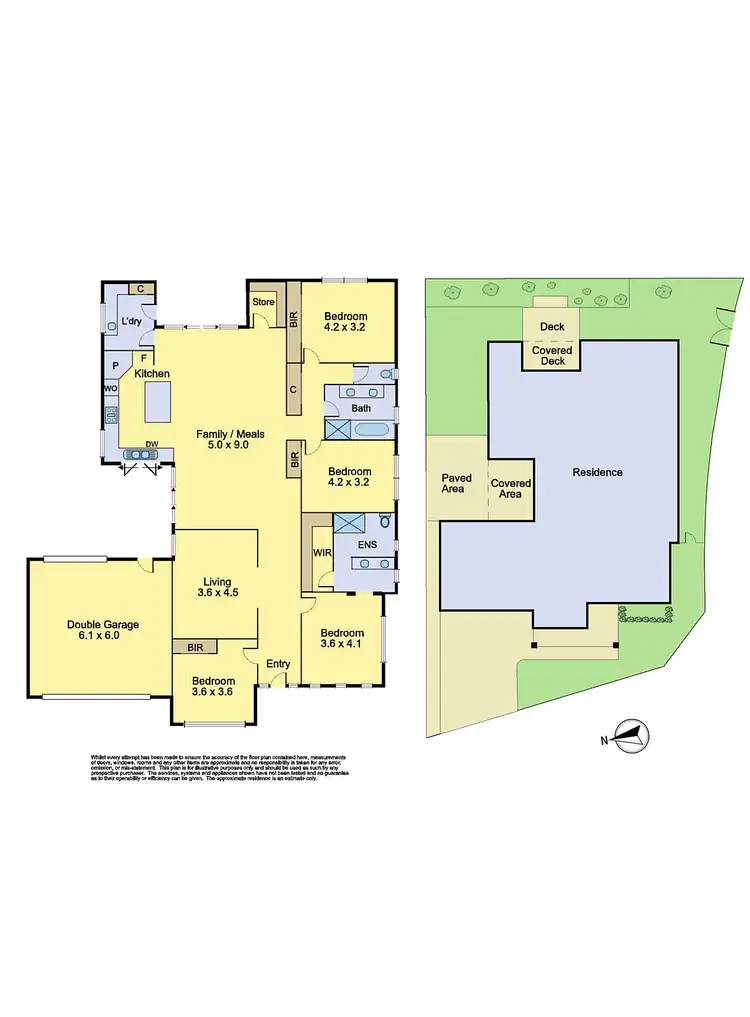 Floorplan of Homely house listing, 35 Geranium Grove, Mernda VIC 3754