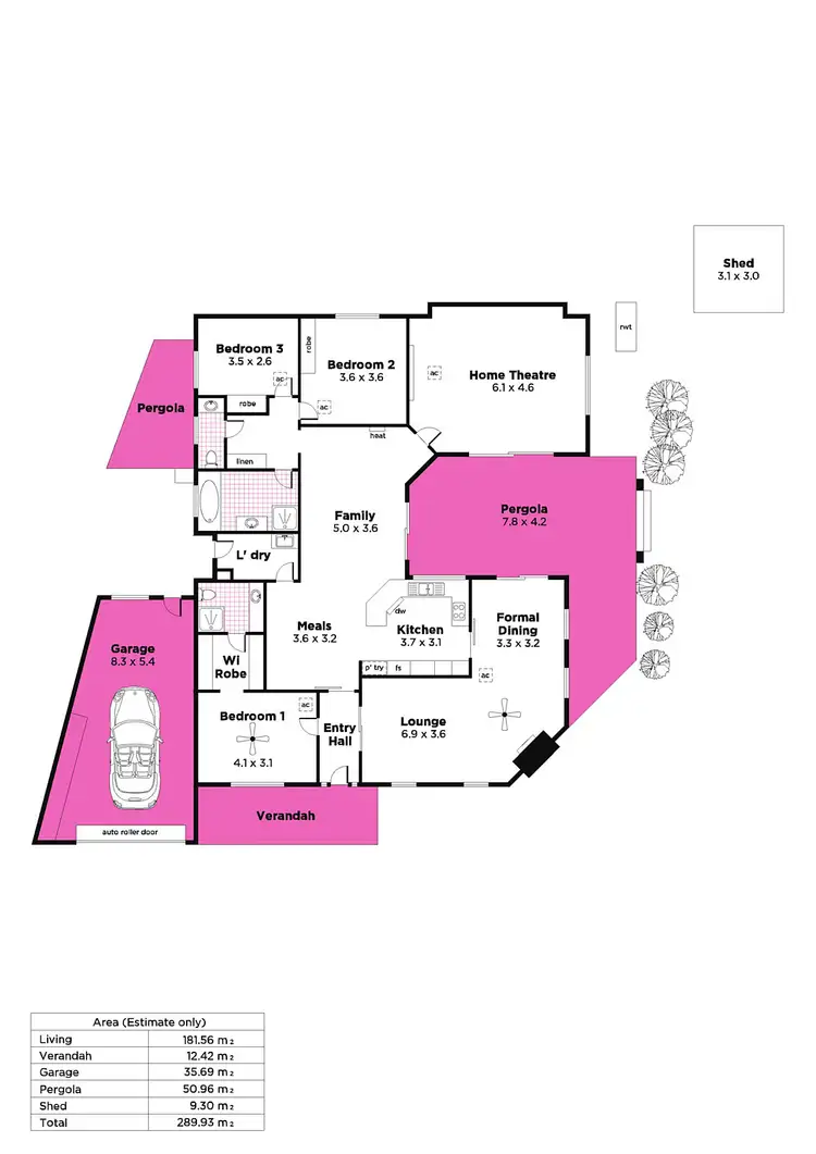 Floorplan of Homely house listing, 8 Eden Court, Old Reynella SA 5161