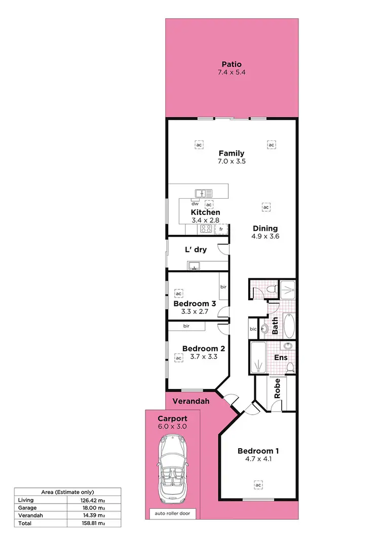 Floorplan of Homely house listing, 125A Arthur Street, Magill SA 5072