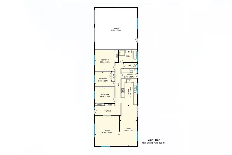 Floorplan of Homely house listing, 2 Dietrich Place, Chisholm ACT 2905