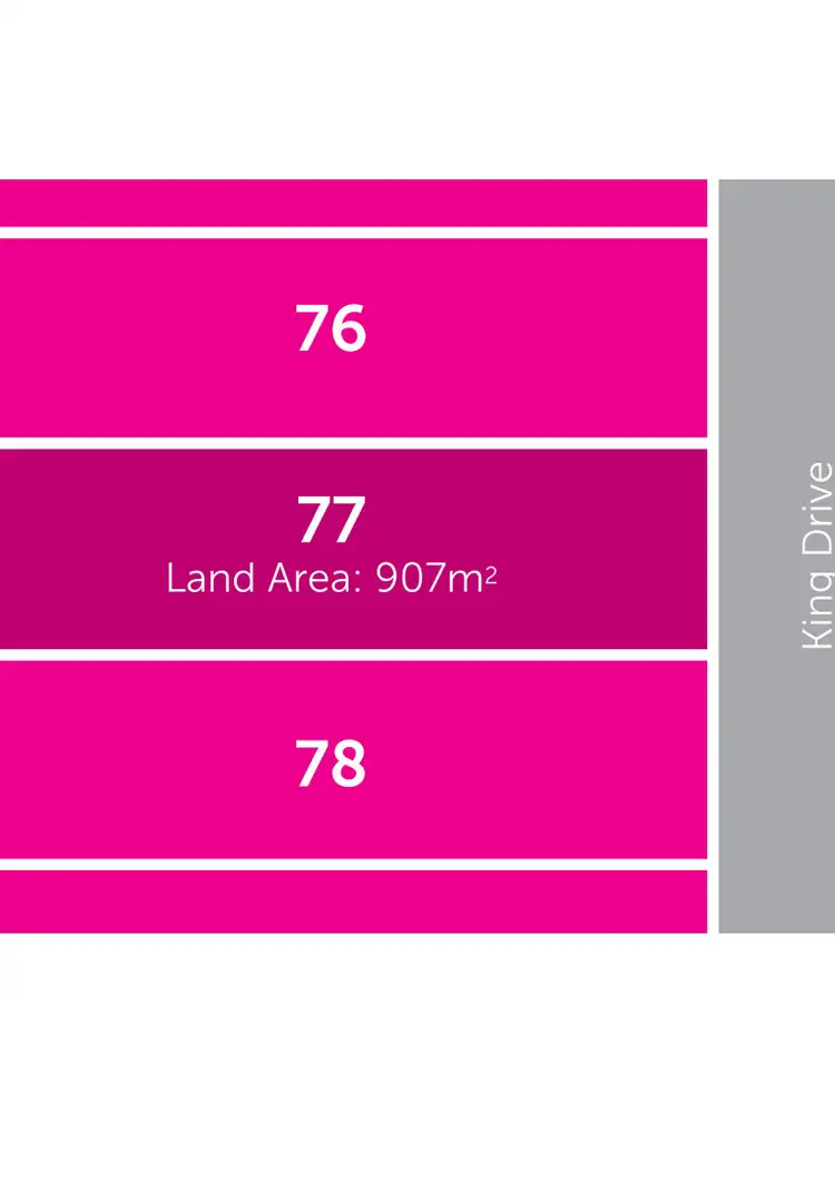 Floorplan of Homely land listing, Lot 77 King Drive, Cape Jaffa SA 5275