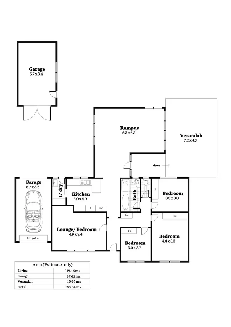Floorplan of Homely house listing, 167 Diagonal Road, Warradale SA 5046