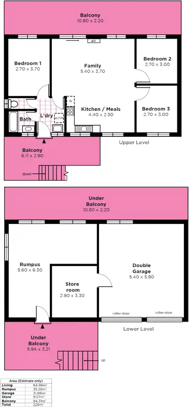 Floorplan of Homely house listing, 2 Wurlie Road, Aldinga Beach SA 5173