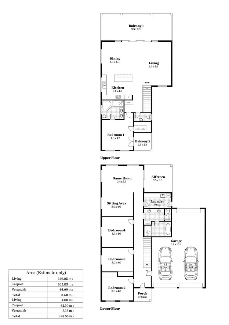 Floorplan of Homely house listing, 121 Pommern Way, Wallaroo SA 5556