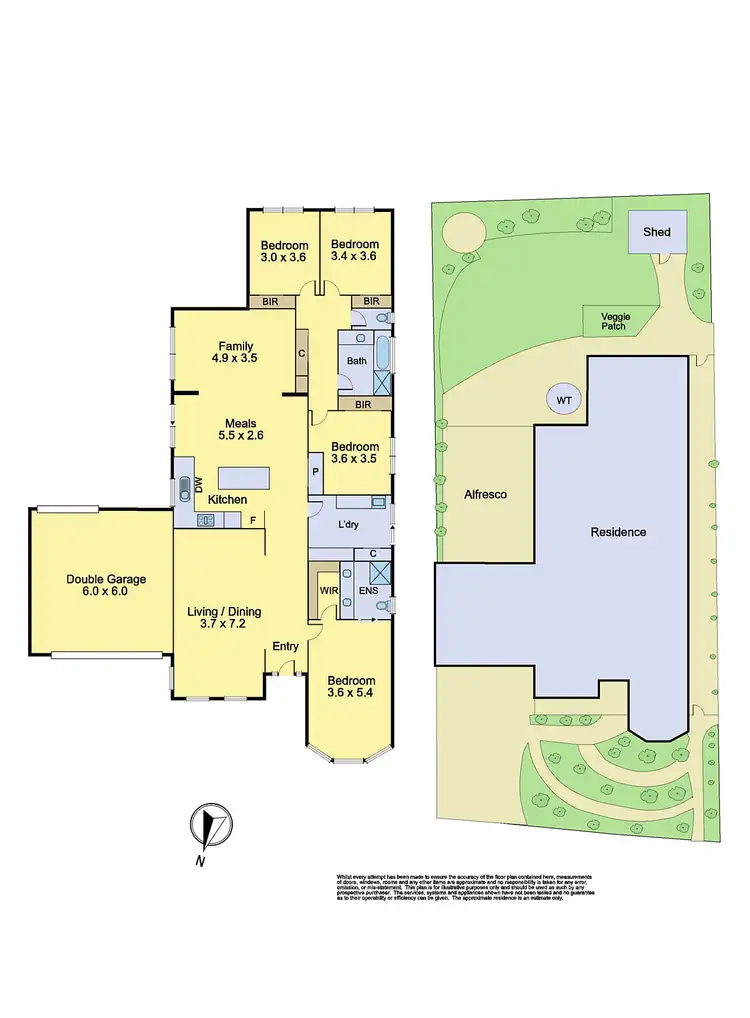 Floorplan of Homely house listing, 45 Flaxen Hills Road, Doreen VIC 3754