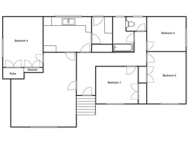 Floorplan of Homely house listing, 1 Woolls Street, Yarralumla ACT 2600