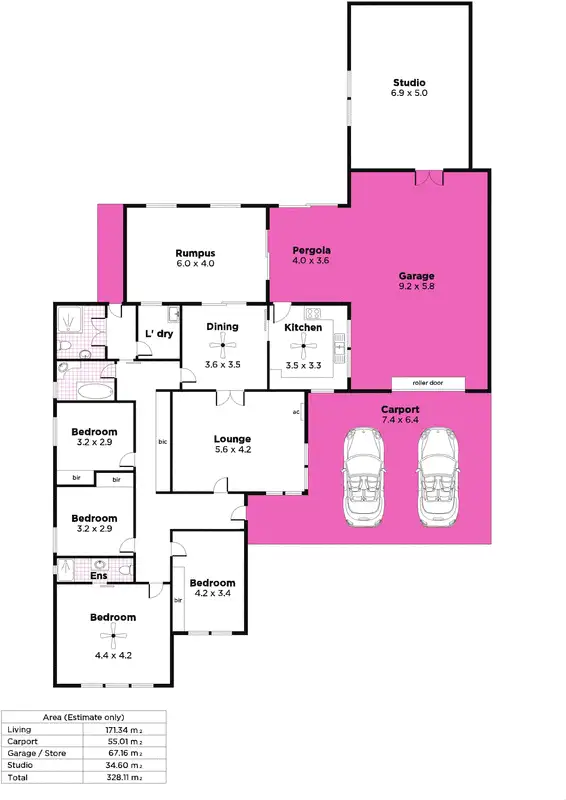 Floorplan of Homely house listing, 6 Ninth Avenue, Woodville North SA 5012