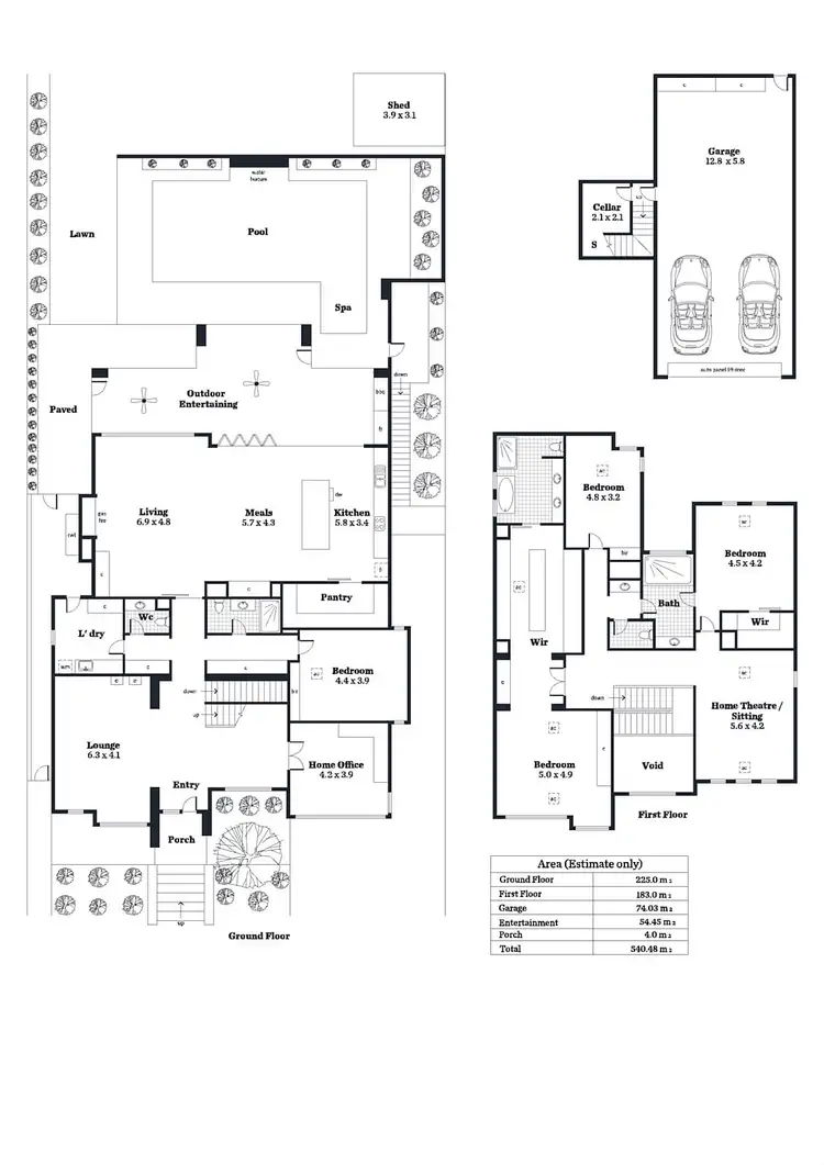 Floorplan of Homely house listing, 12 Wilkinson Avenue, Somerton Park SA 5044