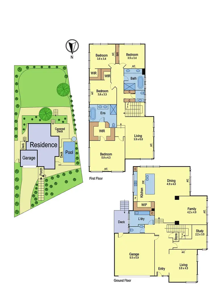 Floorplan of Homely house listing, 21 River Avenue, Plenty VIC 3090
