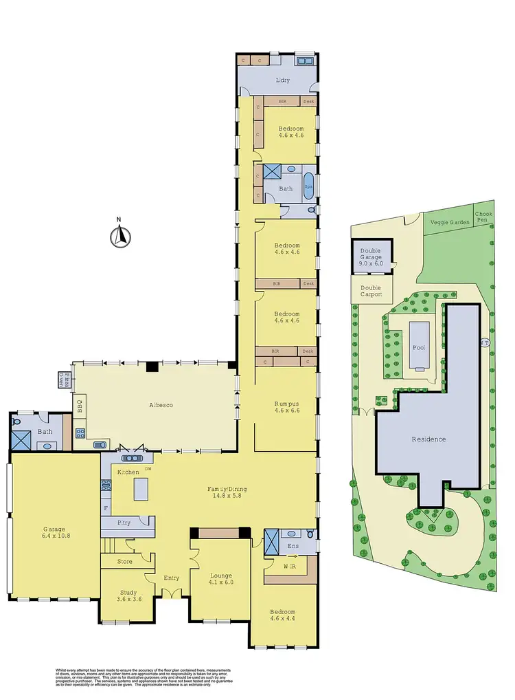 Floorplan of Homely house listing, 50 Downey Drive, Doreen VIC 3754